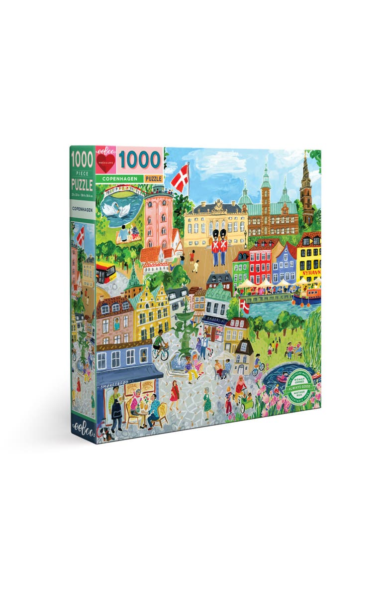 ZZDNU eeBoo Piece & Love eeBoo Piece and Love Copenhagen 1000 piece Jigsaw Puzzle, Main, color, 