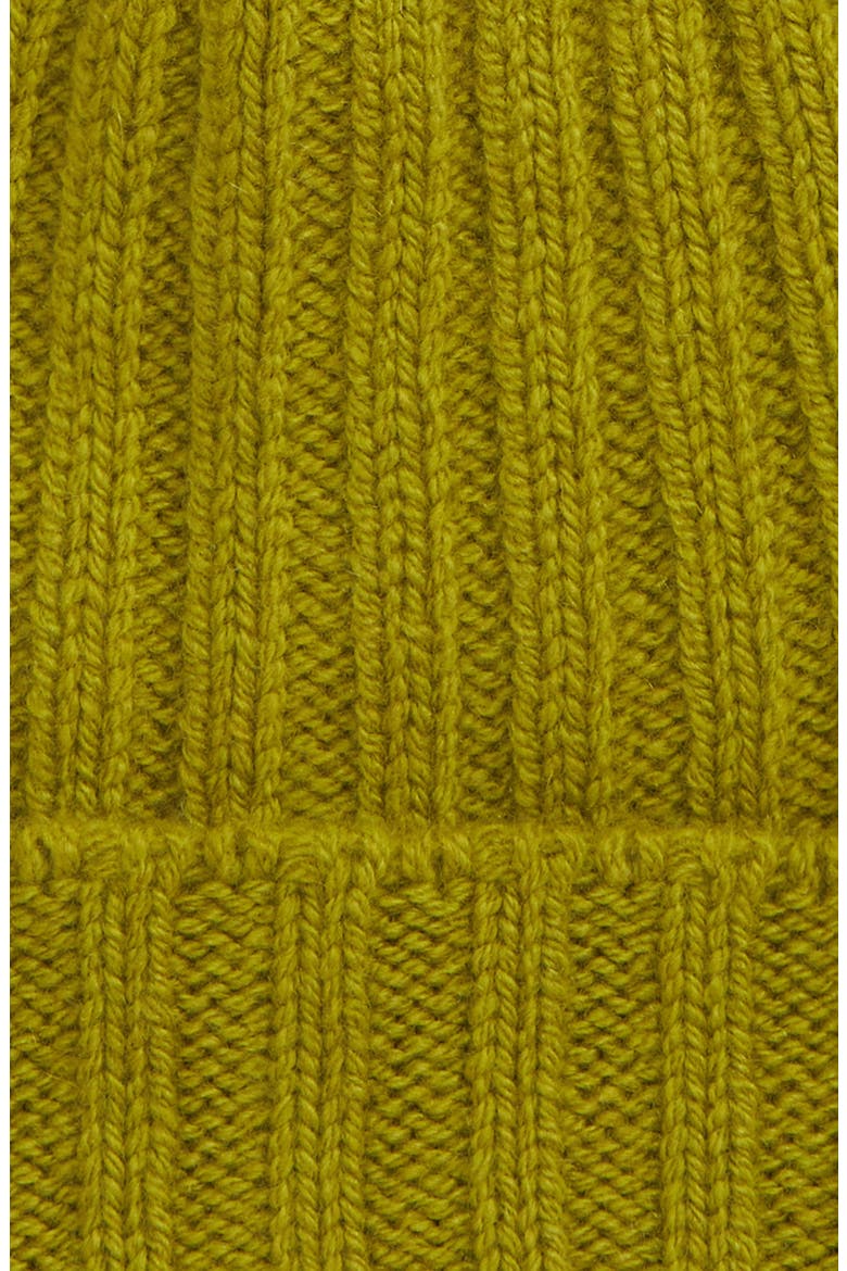 Ranger Ribbed Cashmere Beanie, Alternate, color, SNAP PEA