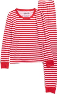 Pillow Talk Kids' Matching Family Stripe Long Sleeve Pajamas