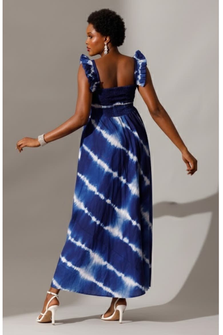 Ibukun Dress, Alternate, color, Cool Blue