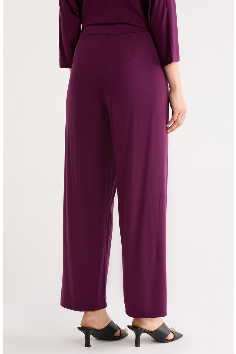 Woven Straight Leg Pants, Alternate, color, BLACKBERRY