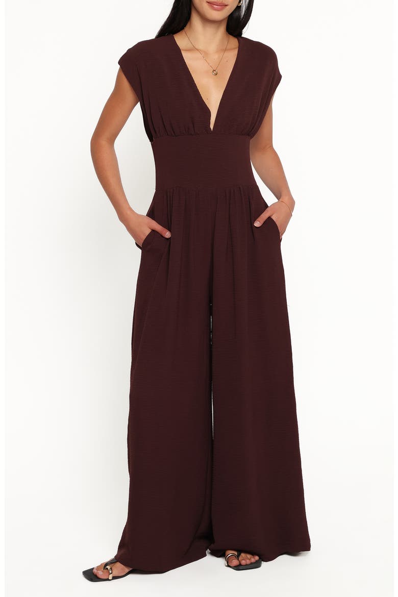 Elsie Jumpsuit, Main, color, CHOCOLATE BROWN