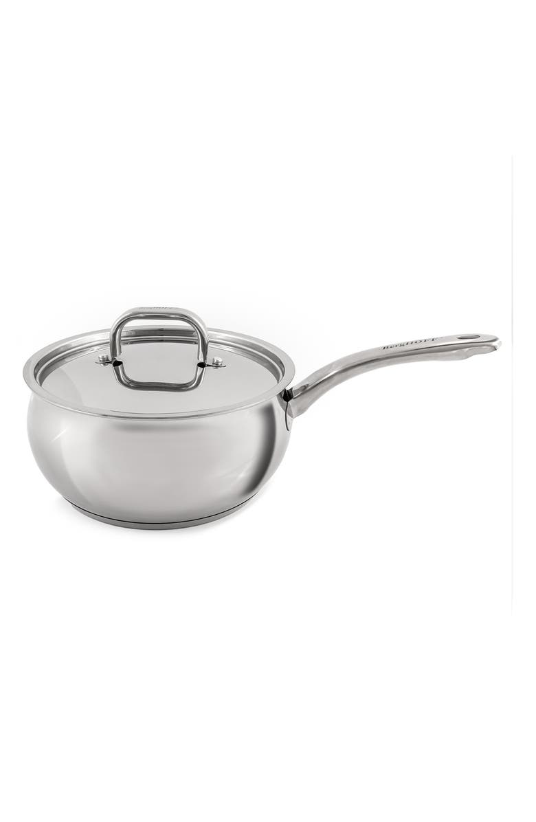BergHOFF Stainless Steel Belly 4-Piece Cookware Set, Alternate, color, Silver