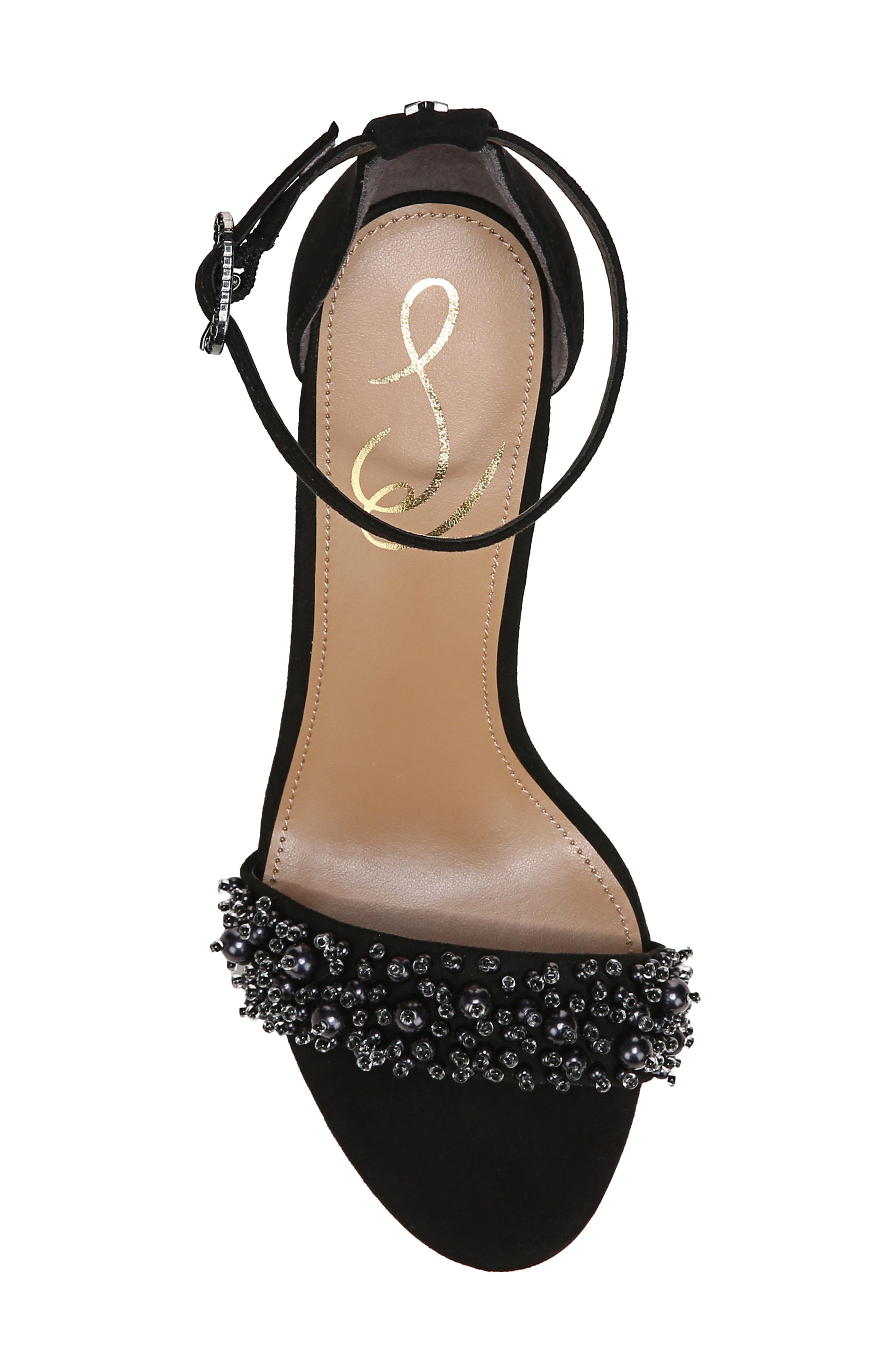 Sam Edelman Yaro Perla Beaded Block Heel Sandal, Alternate, color, 