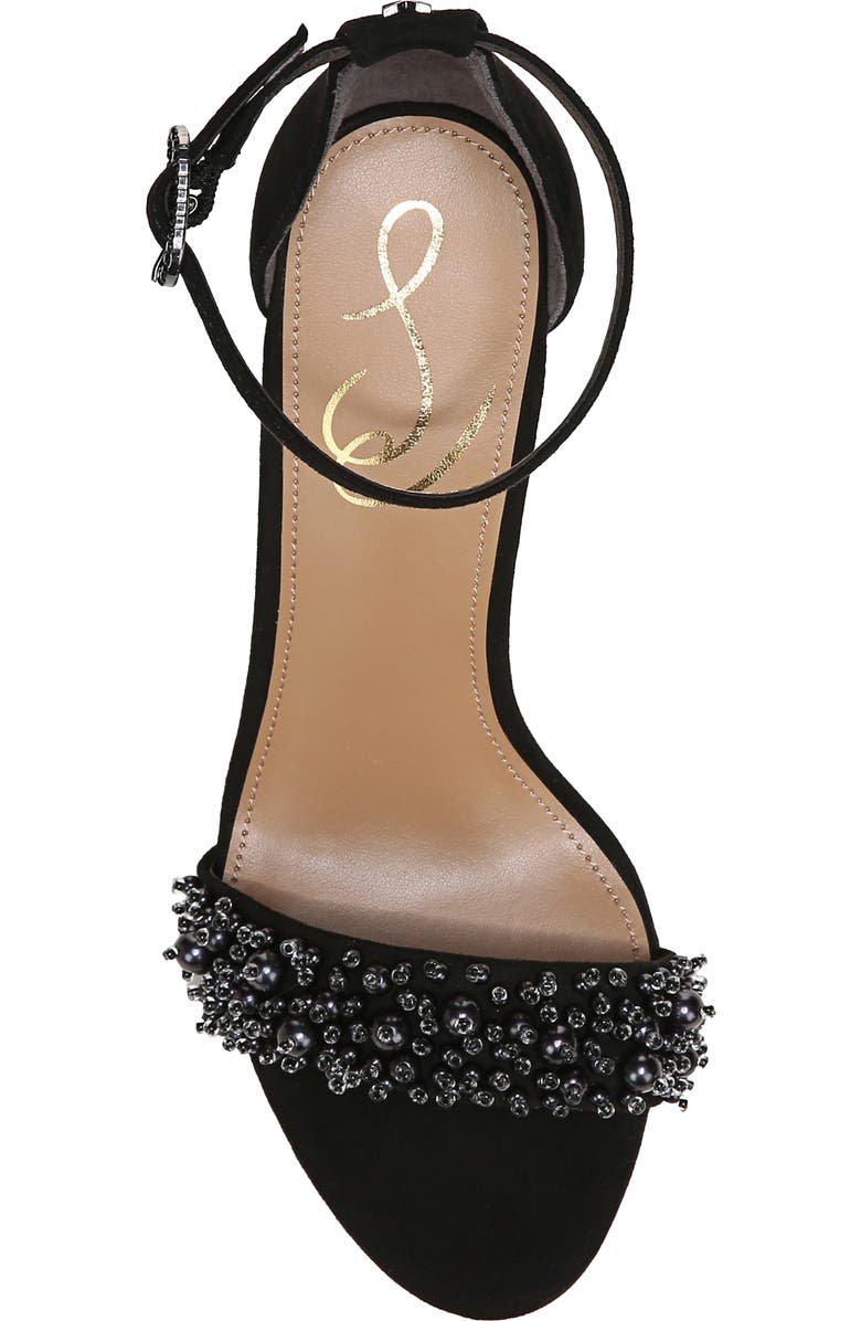 Sam Edelman Yaro Perla Beaded Block Heel Sandal, Alternate, color,