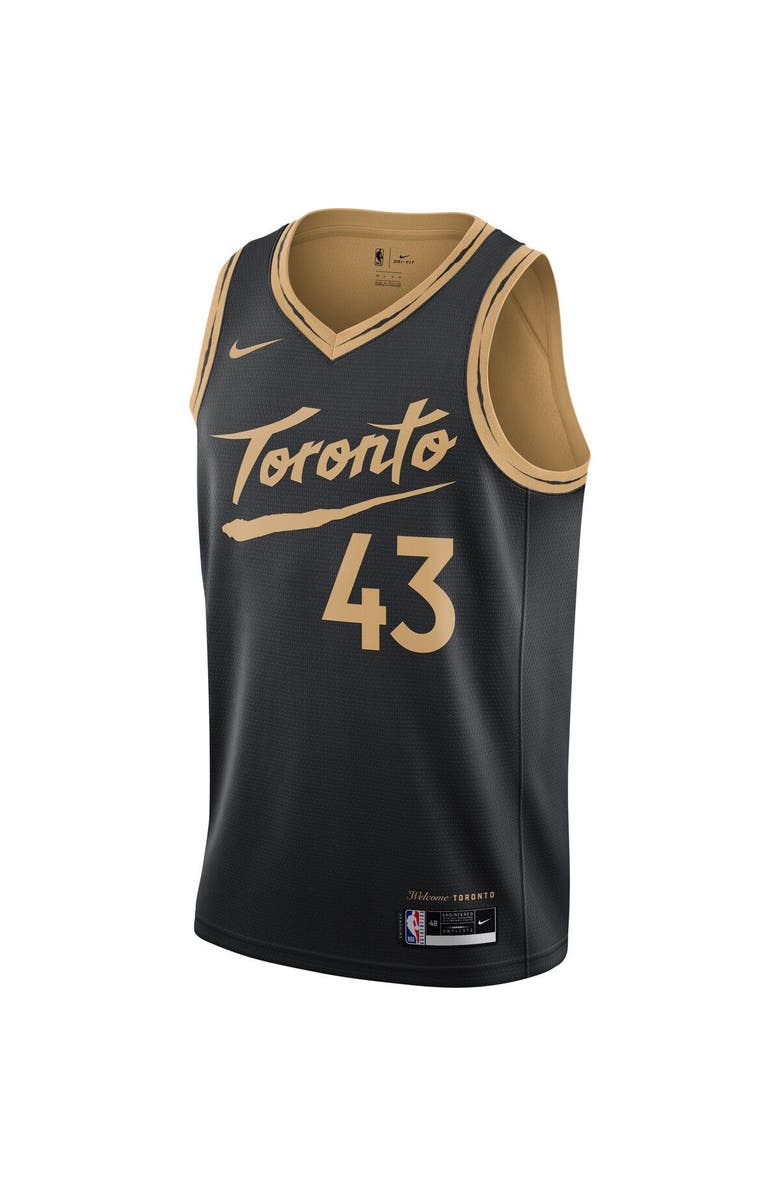 Nike Men's Nike Pascal Siakam Black Toronto Raptors 2020/21 Swingman Jersey - City Edition, Alternate, color, 