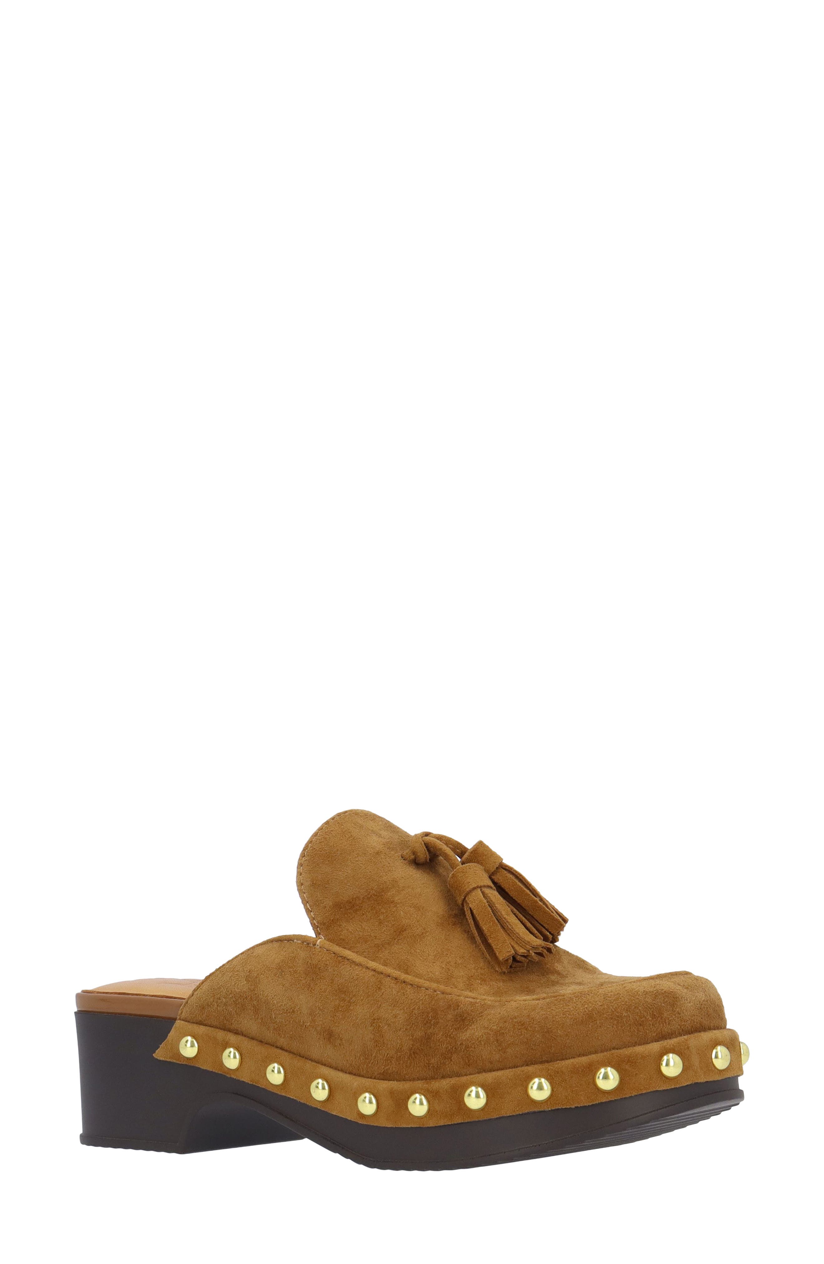 Gracen Platform Loafer Mule, Main, color, COFFEE
