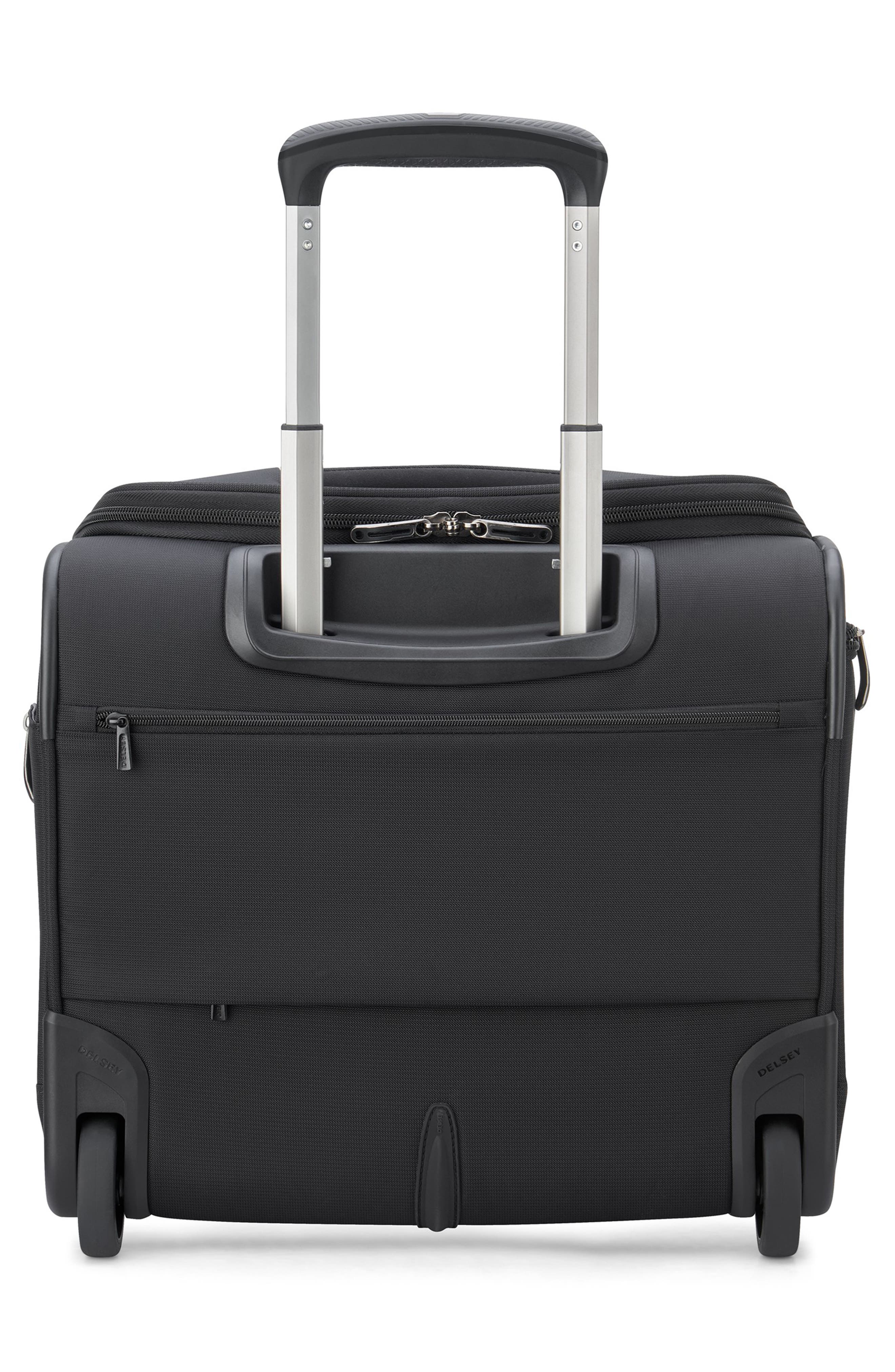 DELSEY Helium DLX Cabin Spinner Underseat Bag, Alternate, color, Black