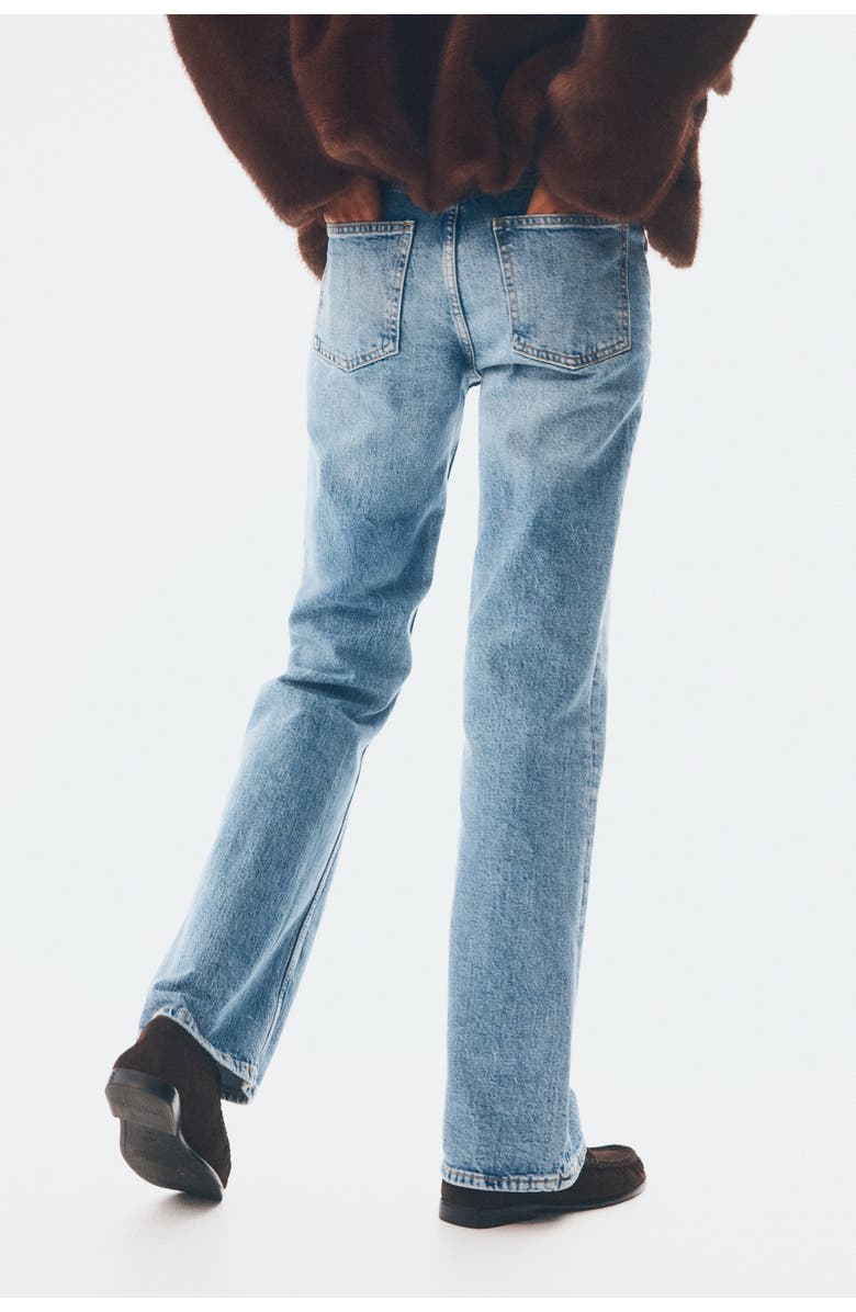 H&M Flared High Jeans, Alternate, color, Denim Blue