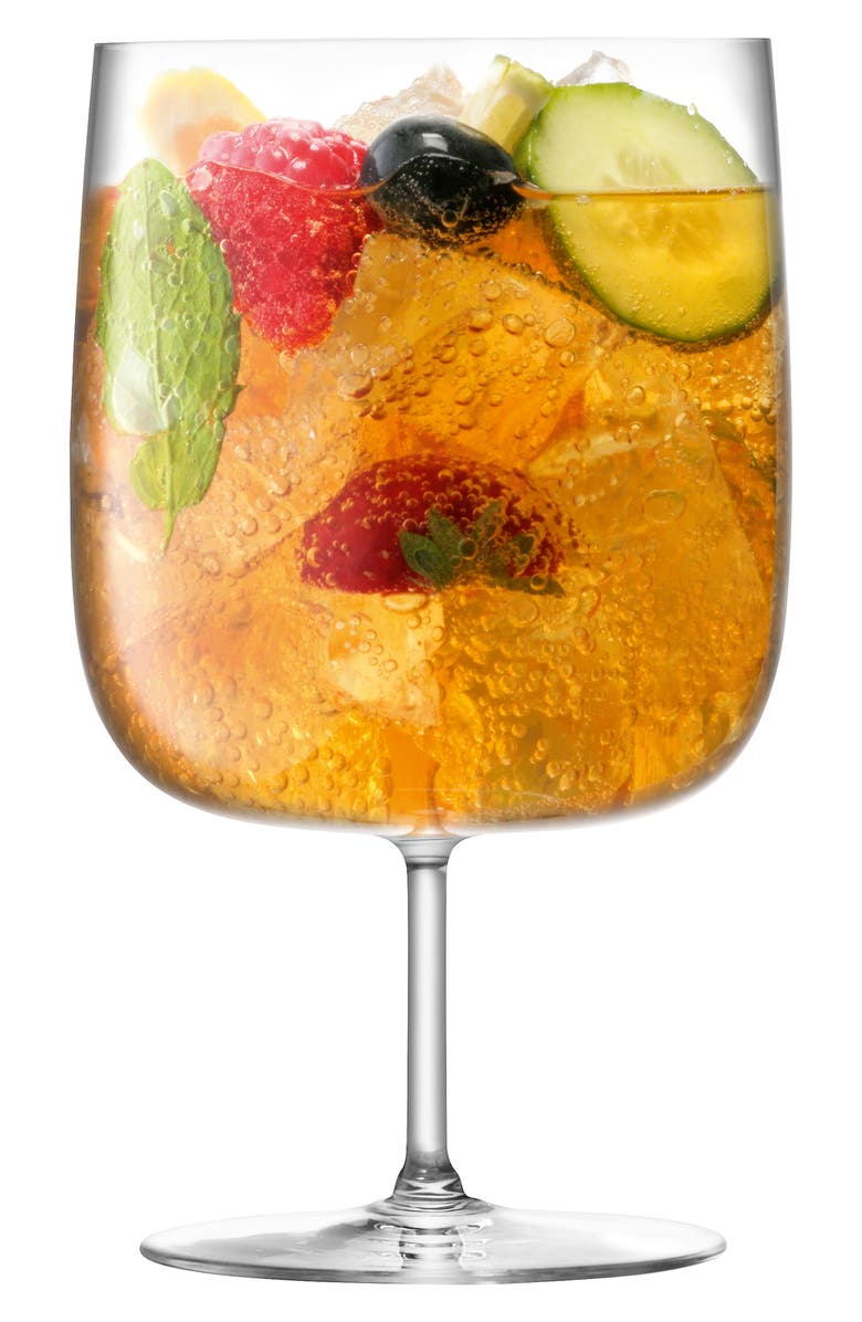 LSA Borough Set of 4 Craft Beer Glasses, Alternate, color, Clear