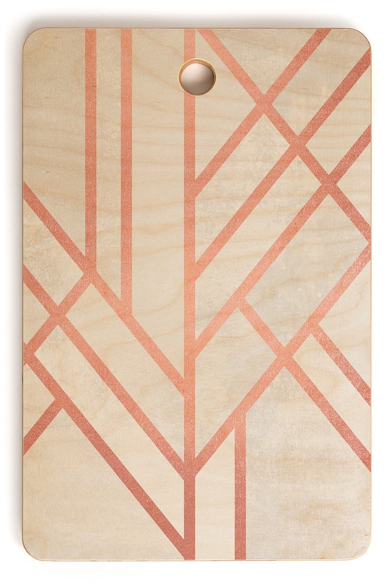 Elisabeth Fredriksson Art Deco Cutting Board, Main, color, PINK