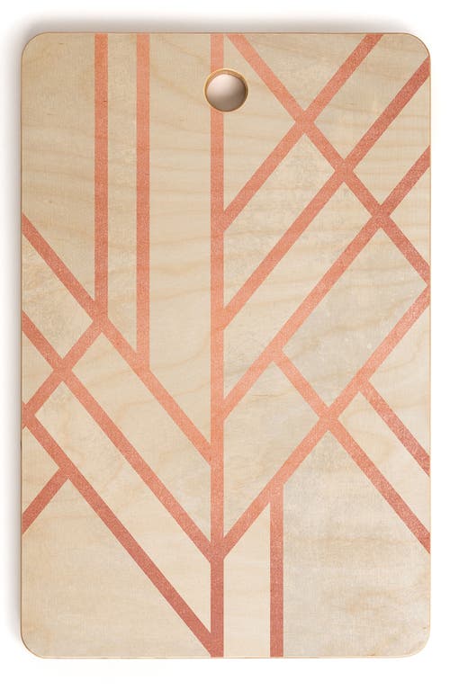 Deny Designs Elisabeth Fredriksson Art Deco Cutting Board in Pink 