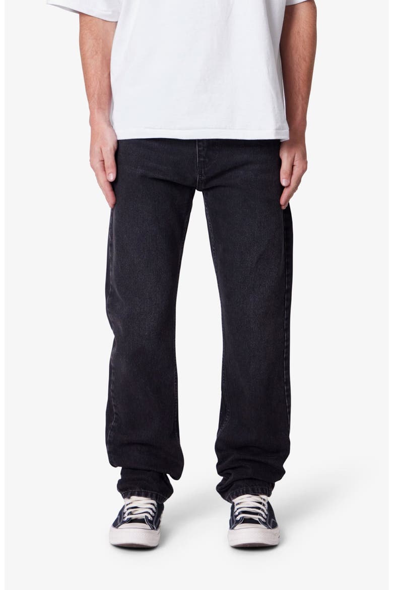 Straight Leg Jeans, Main, color, STONE WASH BLACK