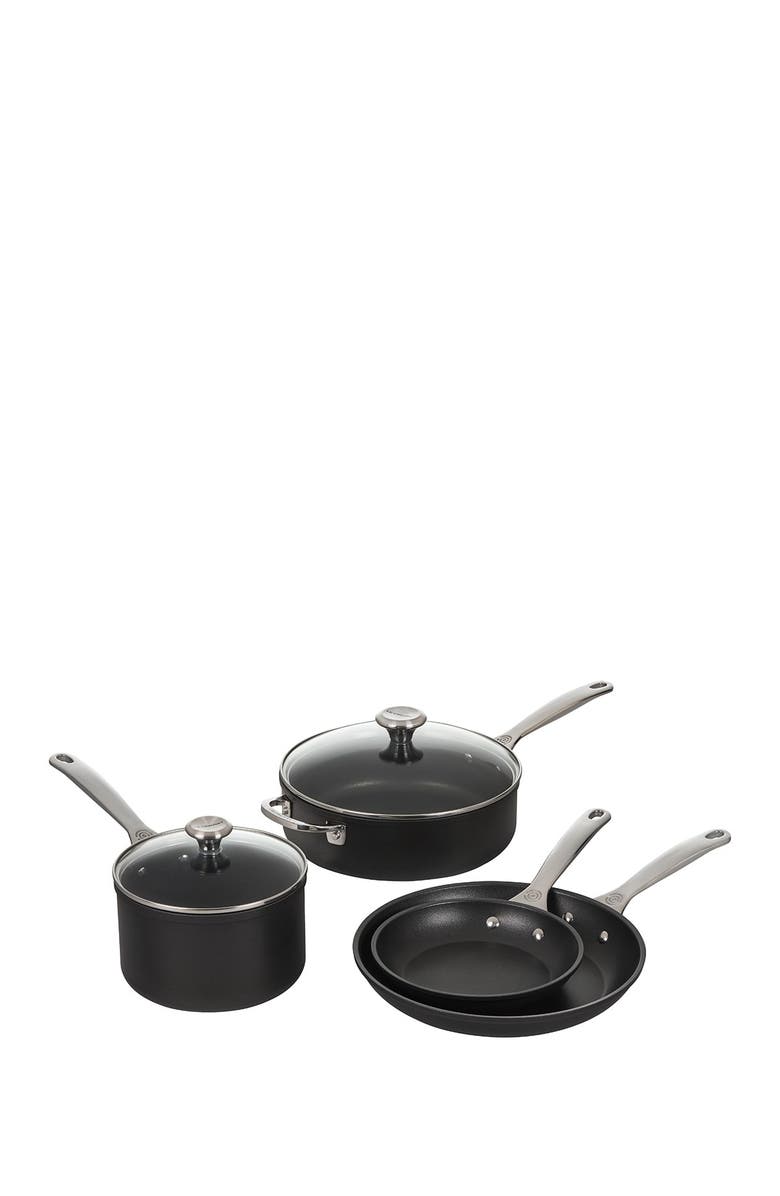 Le Creuset 6-Piece Toughened Nonstick PRO Cookware Set, Main, color, Black