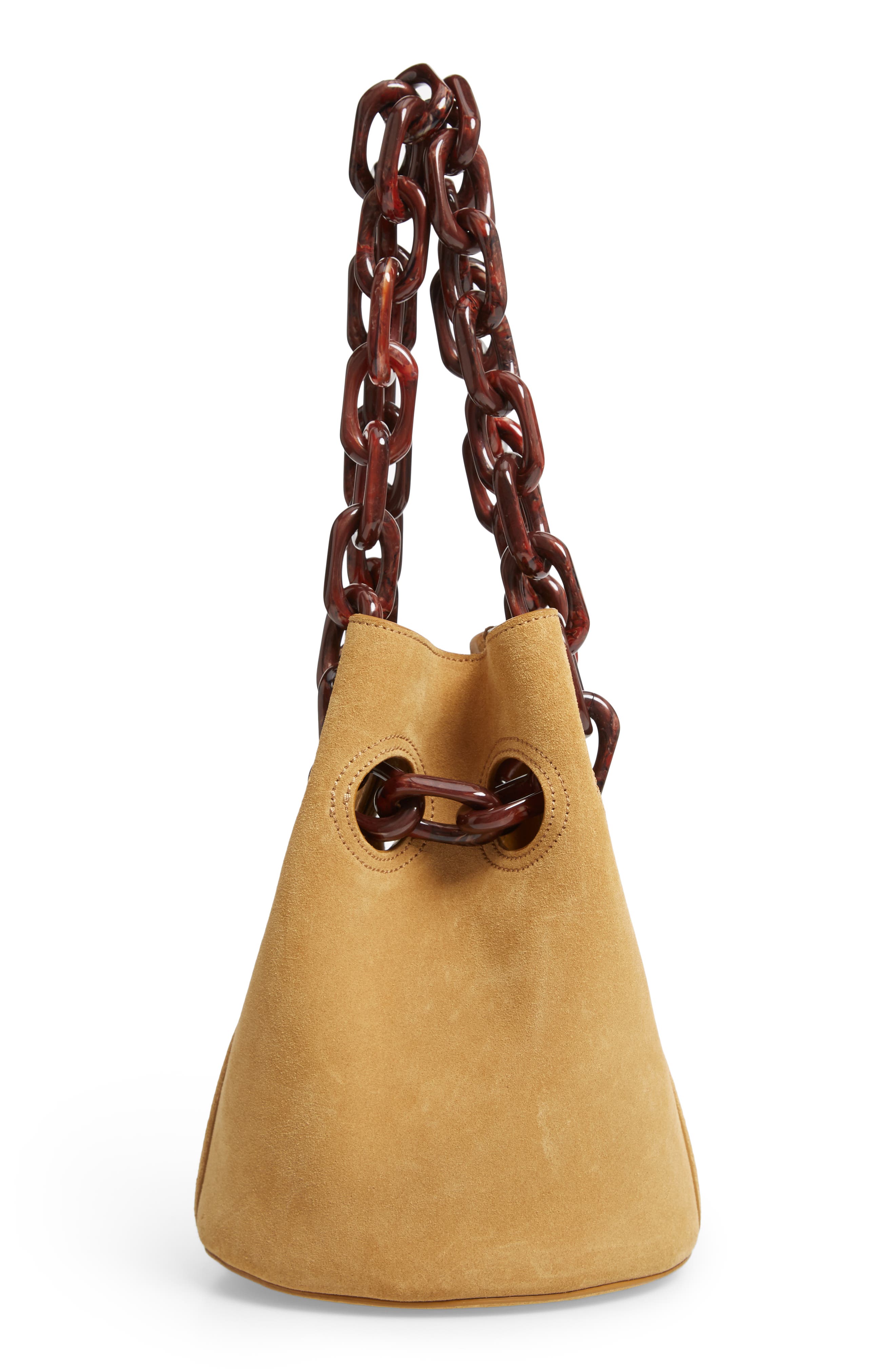 TRADEMARK Goodall Leather Bucket Bag, Alternate, color, 
