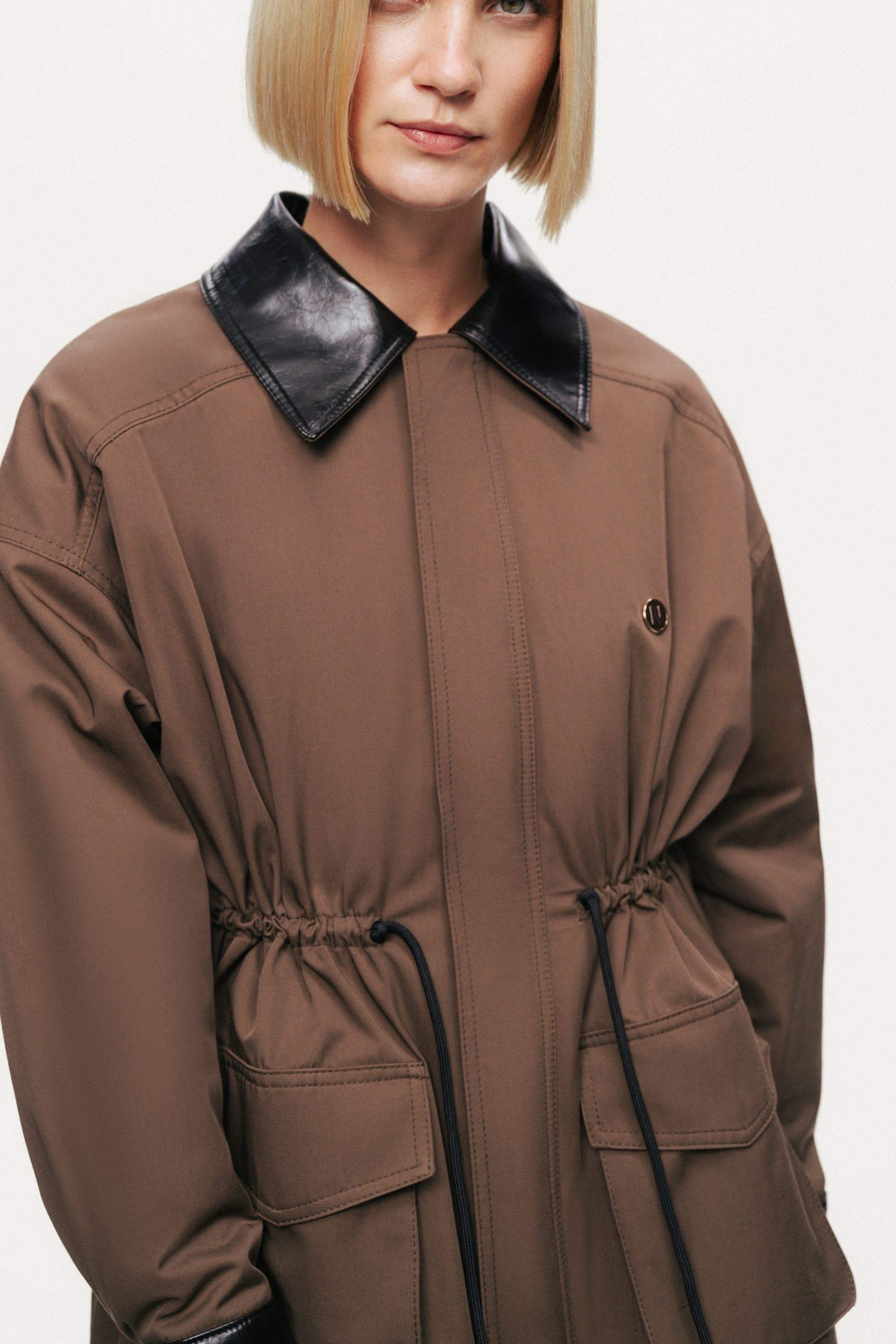 Contrast Collar Utility Jacket - image 2