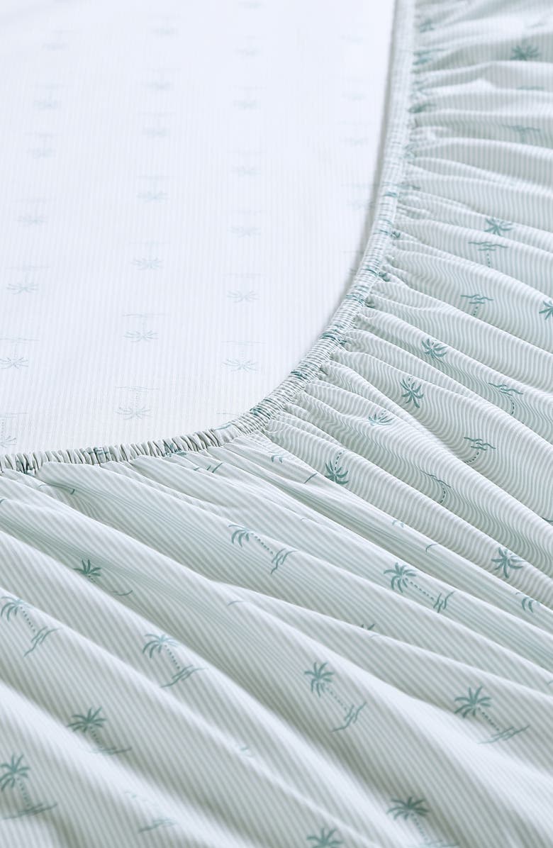 Tommy Bahama Kew Palms 200 Thread Count Sheet Set, Alternate, color, Silver\Blue