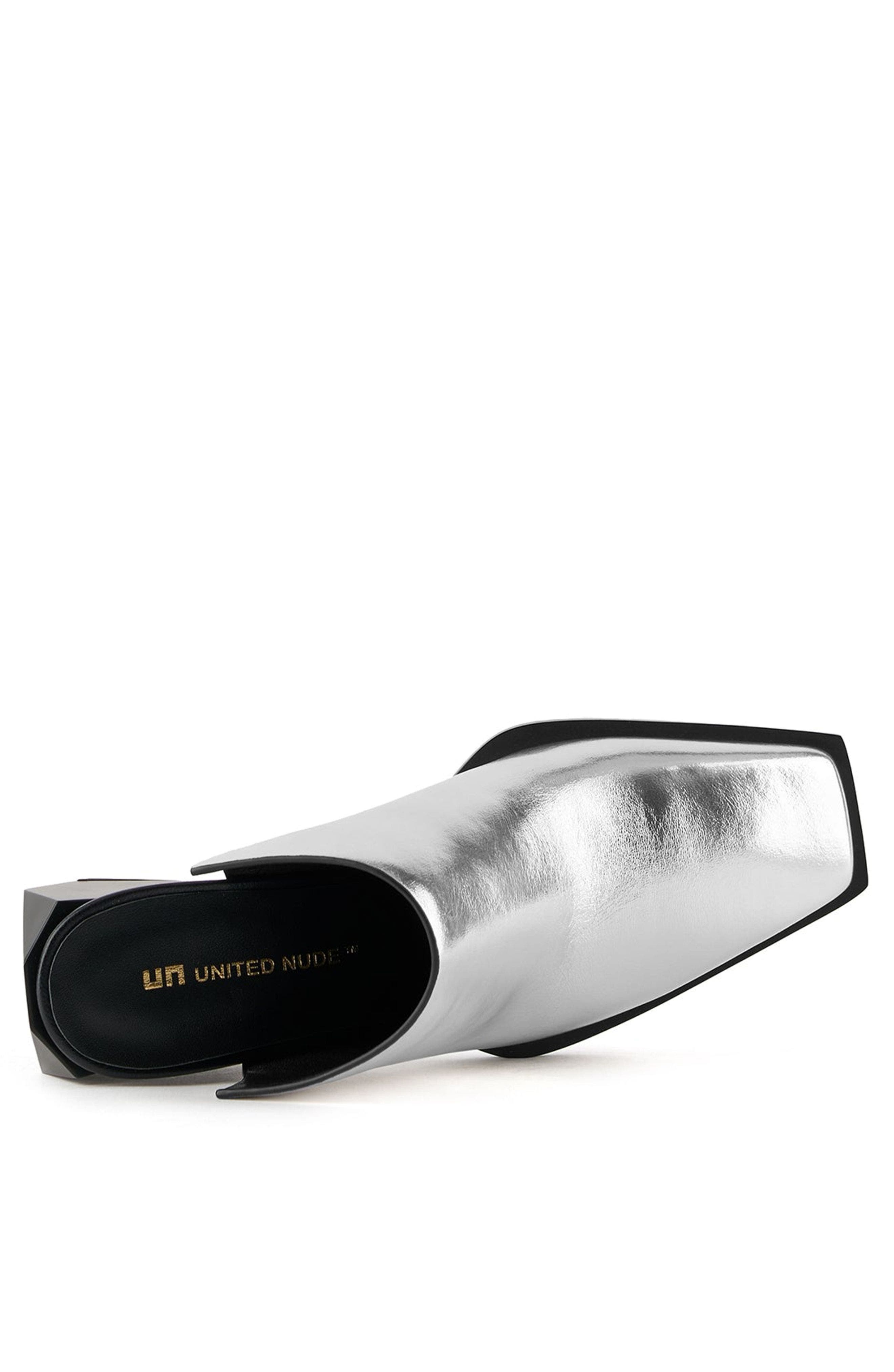 United Nude Ricky Mule Mid, Alternate, color, Silver
