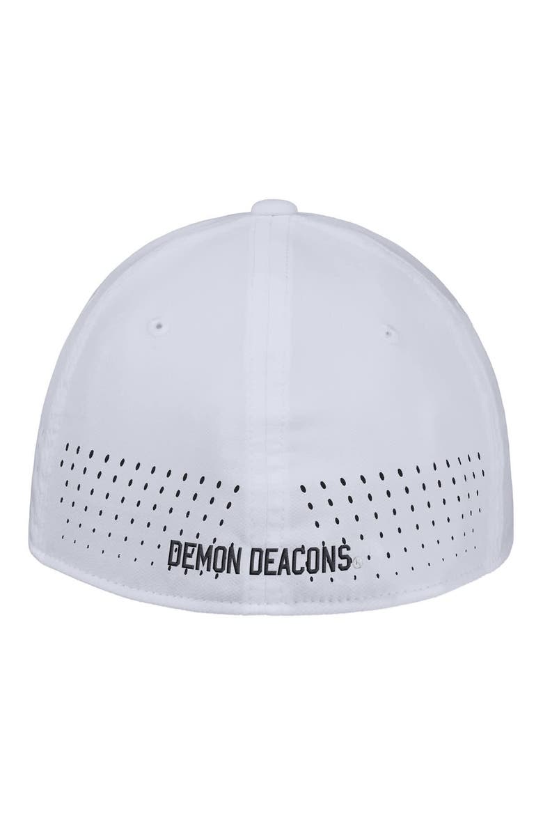 Men's Nike White Wake Forest Demon Deacons 2025 On-Field Performance Flex Hat, Alternate, color, White