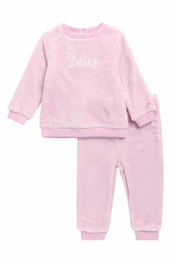 Juicy Couture Faux Shearling Pullover & Joggers Set