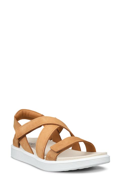 Soft Cross Strap Sandal (Women)