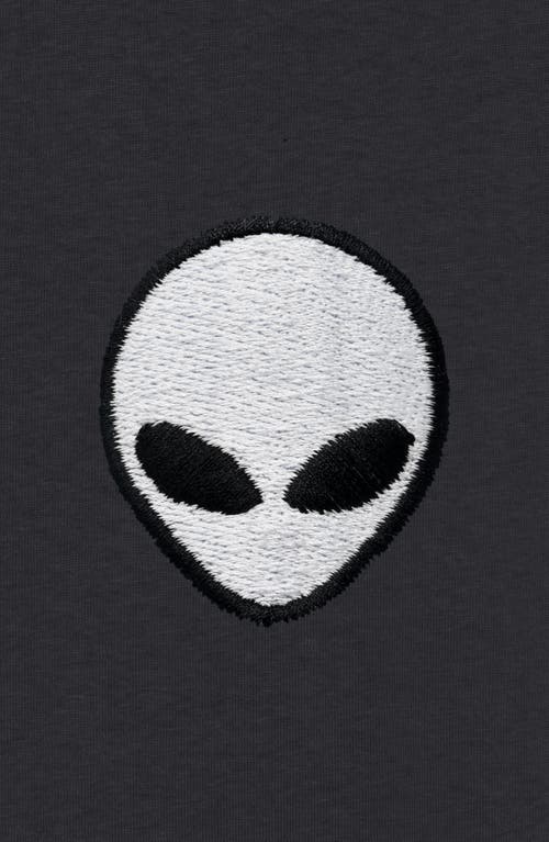 Dalix Mens Lil Alien Midweight Garment Dye Tee