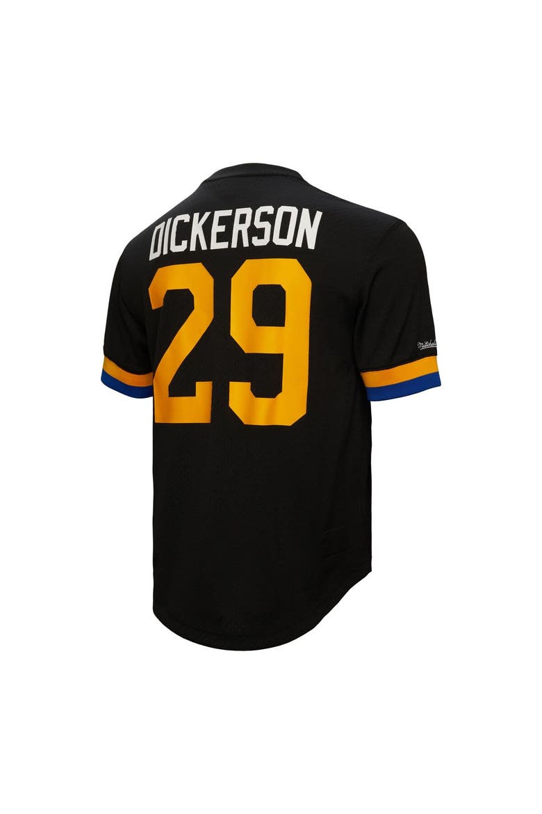 Men's Mitchell & Ness Eric Dickerson Black Los Angeles Rams Retired Player Name & Number Mesh Top, Alternate, color, Black