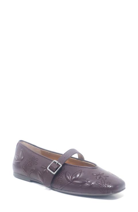 Wence Leather Mary Jane Flat