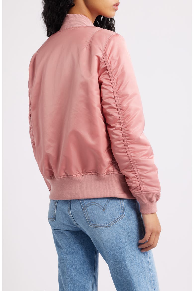 MA-1 W Bomber Jacket, Alternate, color, ROSE
