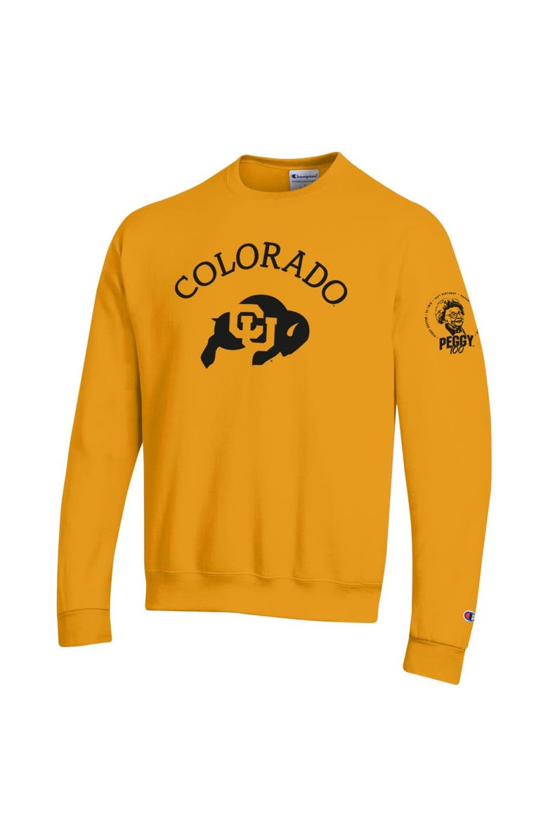 Champion Men's Champion Gold Colorado Buffaloes Peggy 100 Pullover Sweatshirt, Alternate, color, Gold