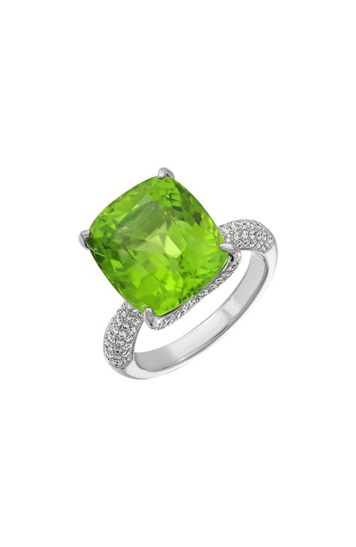 Bony Levy Iris Peridot Statement Ring In Brown