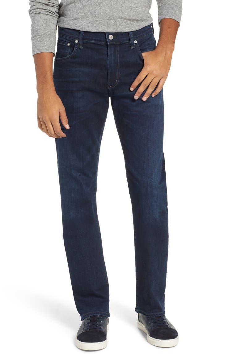Perform Sid Straight Leg Jeans, Main, color, MOONSTONE
