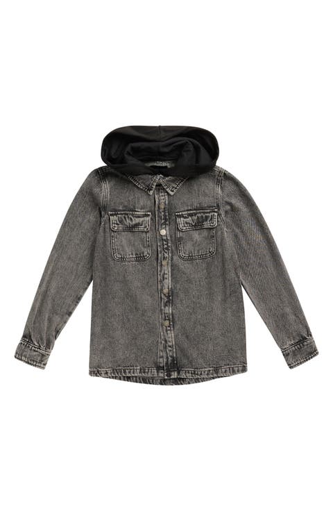 Kids' Hooded Denim Jacket (Big Kid)