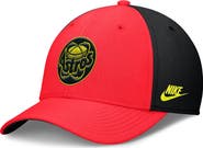 Nike Men's Nike Crimson/Black Houston Astros Neon 90s Rise SwooshFlex Hat