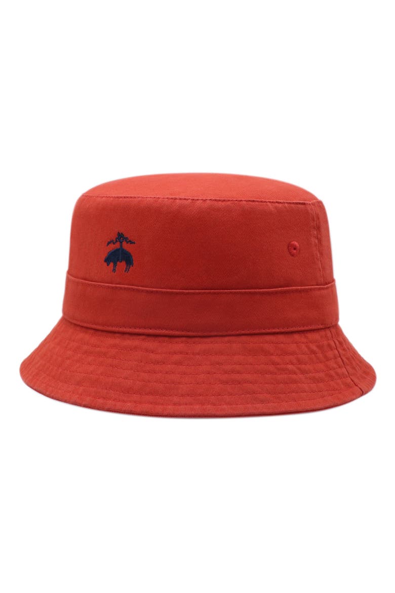 Cotton Twill Bucket Hat, Main, color, Nantucket Red