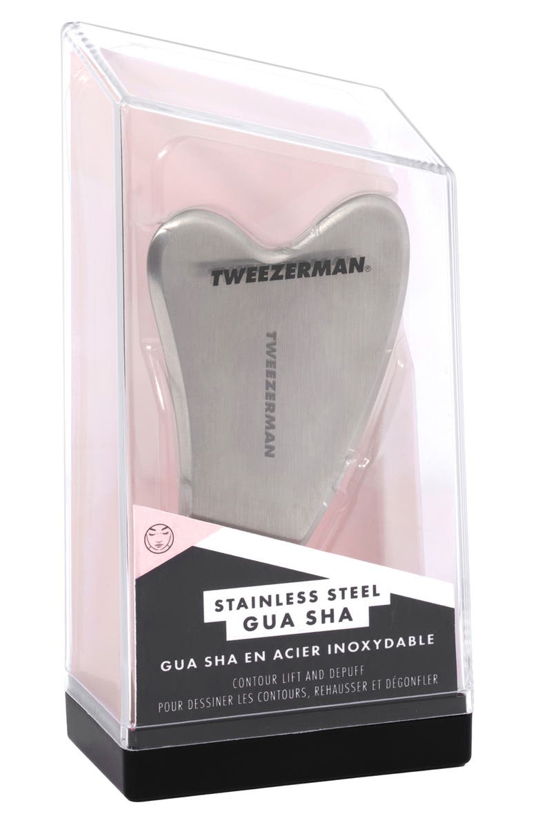 TWEEZERMAN Stainless Steel Gua Sha, Alternate, color,