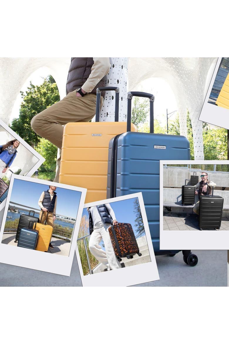 Cambria Hardside Luggage 2 Piece Set, Alternate, color, Mango Tango