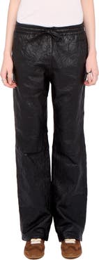 Zadig & Voltaire Pocha Crushed Leather Pants