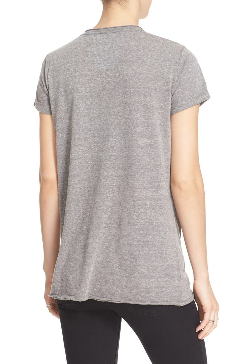 'Polly' Graphic Tee, Alternate, color, GREY