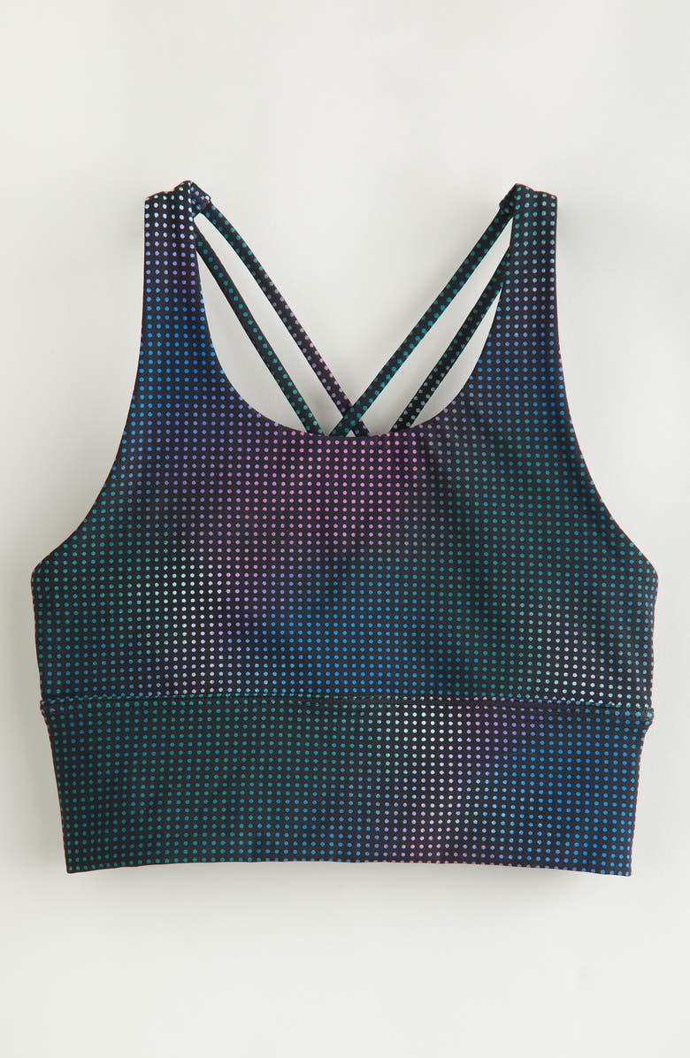 Zella Girl Kids' Strappy Back Sports Bra, Main, color, 