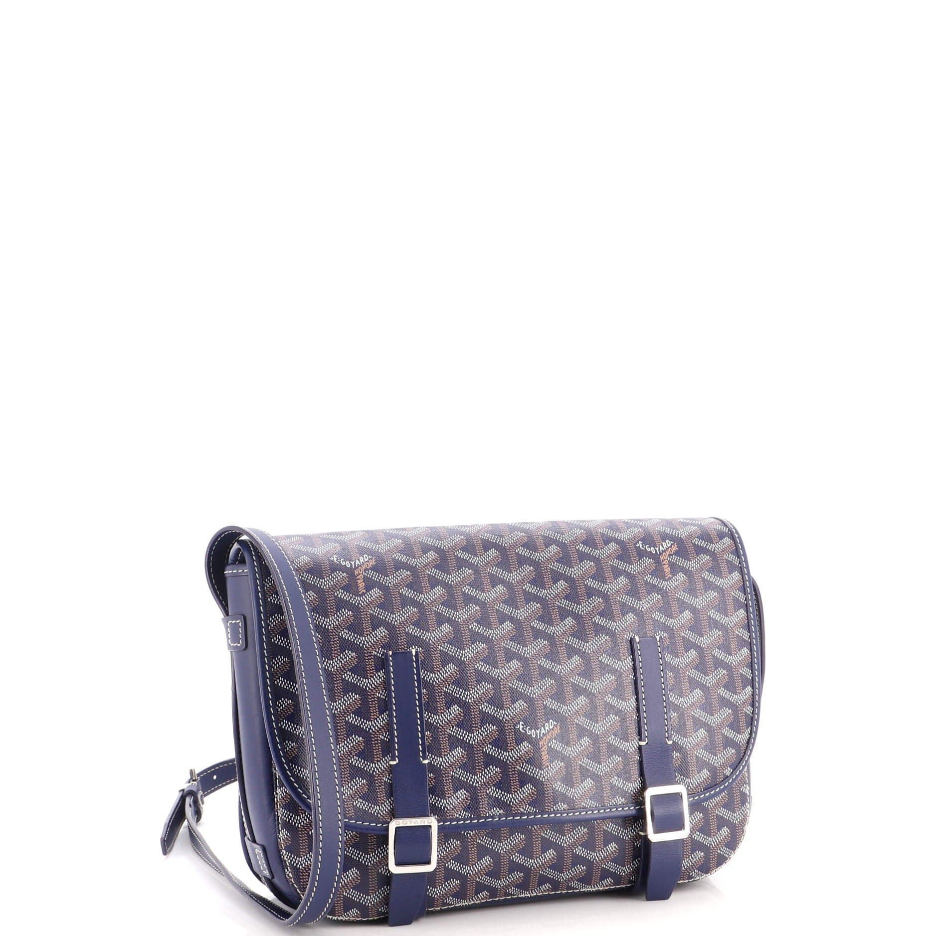 Belvedere Messenger Bag Coated Canvas MM, Alternate, color, Blue