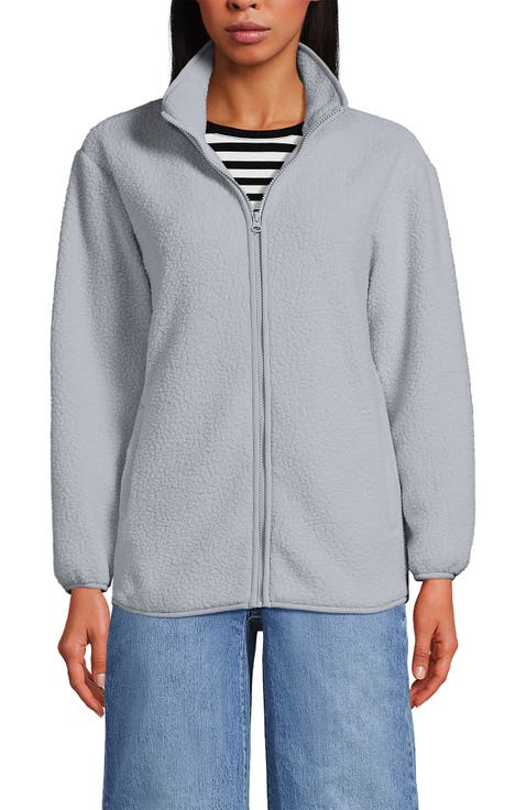 Cozy High Pile Full Zip Fleece Jacket