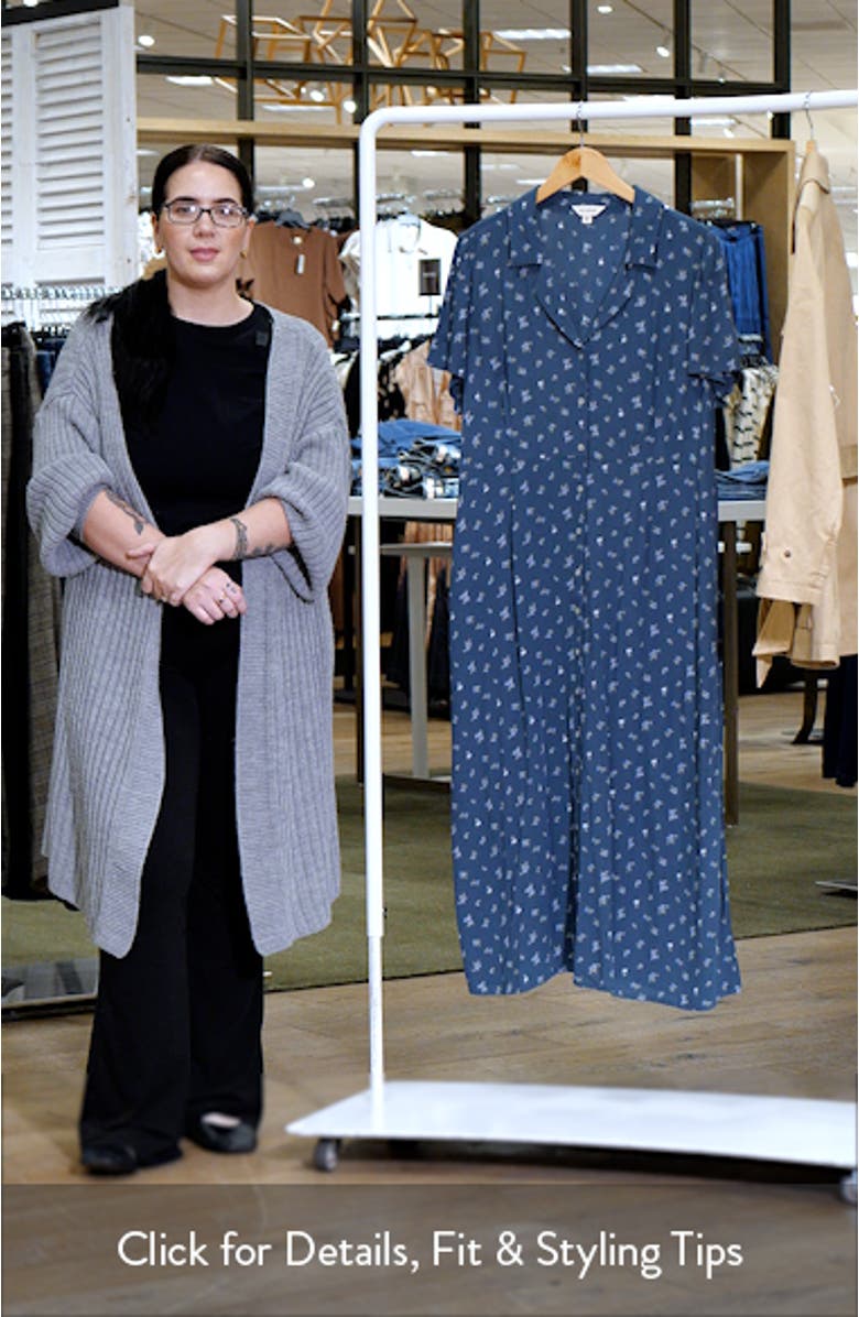 Front Button Midi Dress, sales video thumbnail