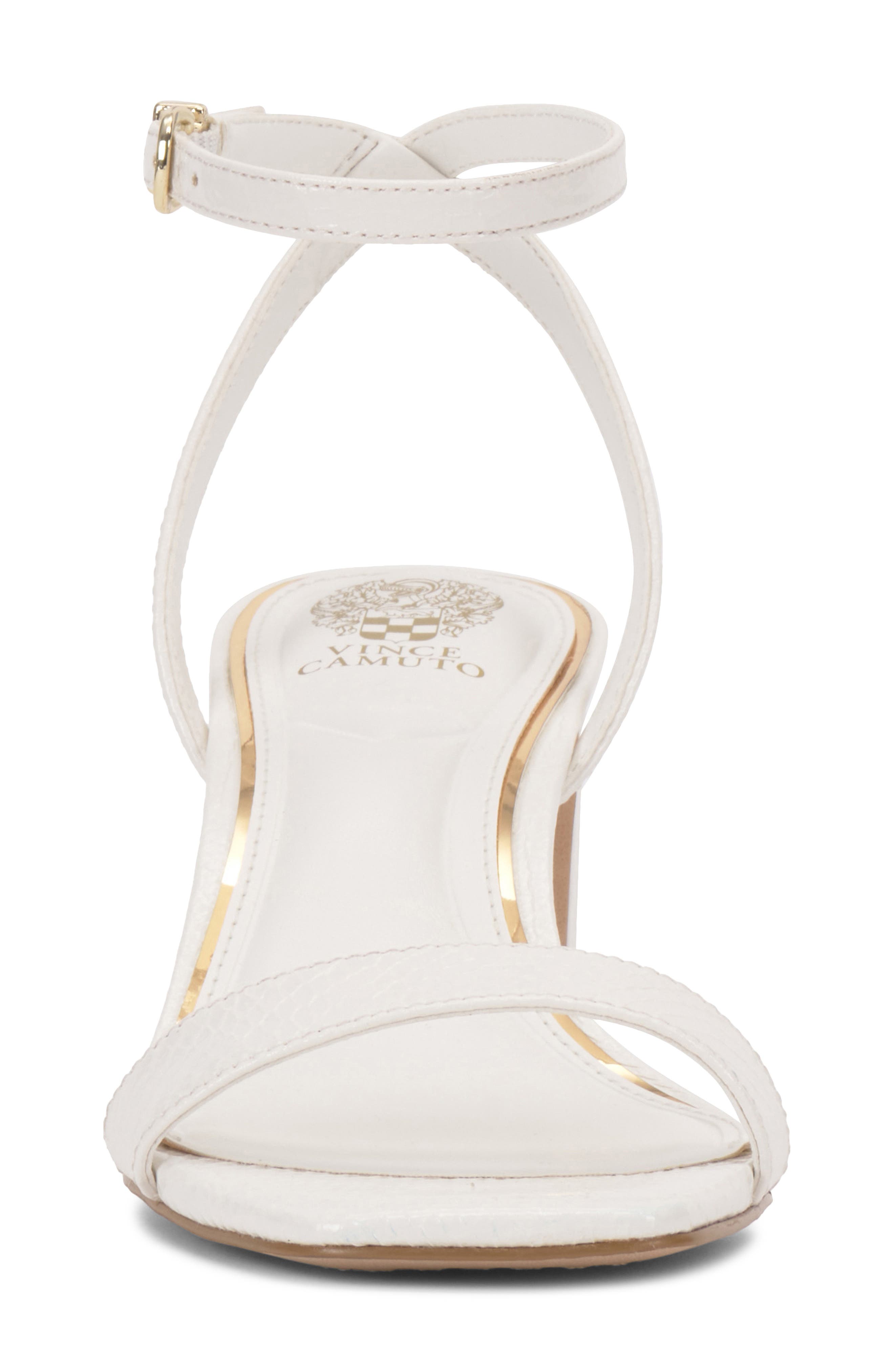 Hamda Ankle Strap Sandal, Alternate, color, BIANCO