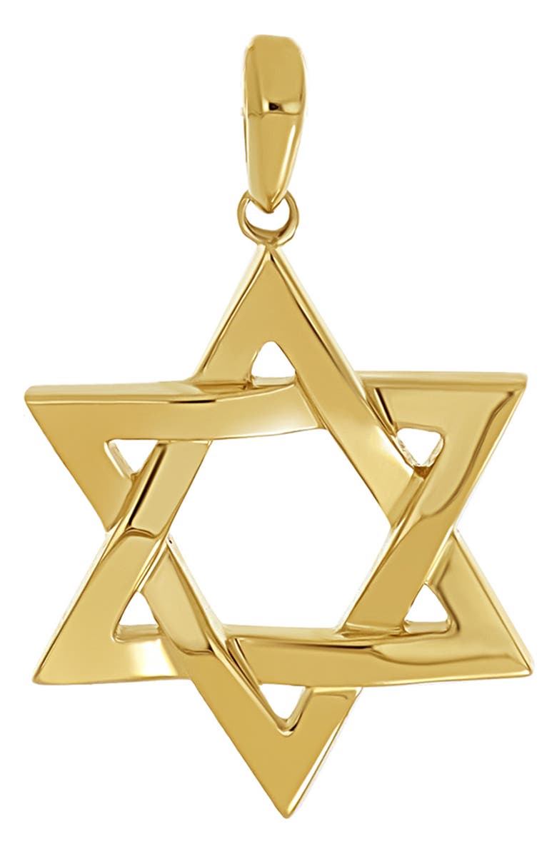 Bony Levy Men's 14K Gold Star of David Enhancer, Main, color,