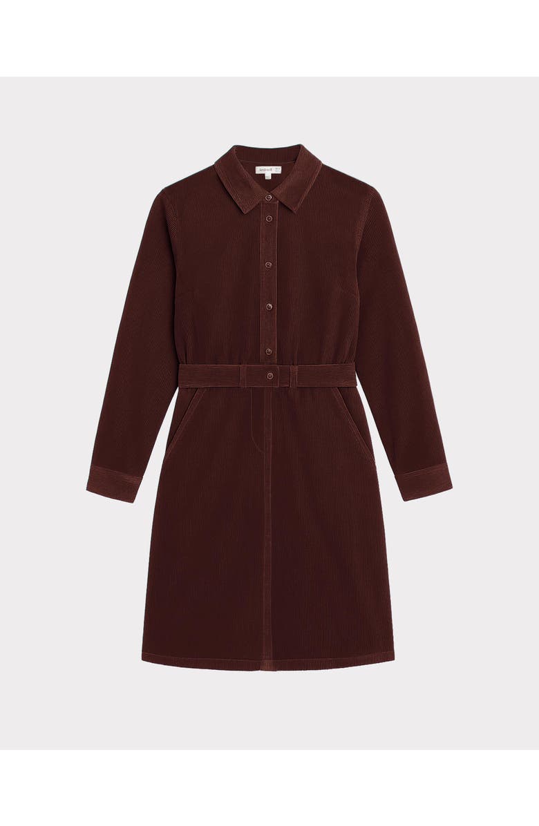 Kettlewell Jamie Cord Dress, Alternate, color, Cocoa