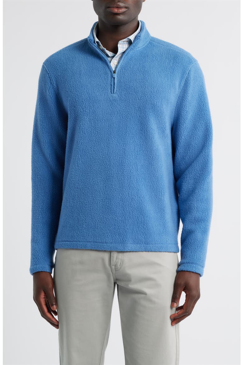 Dion Fleece Half Zip Pullover, Main, color, RIVERSIDE