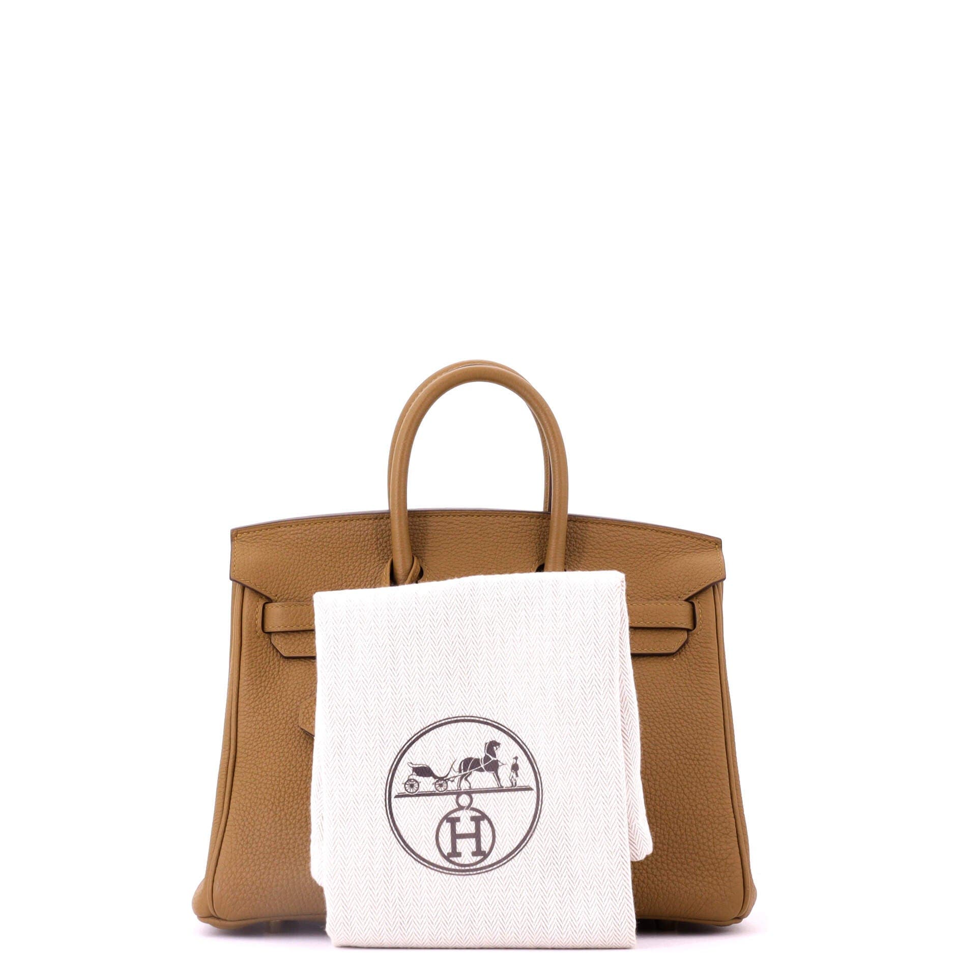 Pre-Owned Hermes Birkin Handbag Brown Togo with Gold Hardware 25, Alternate, color, Bronze Dore