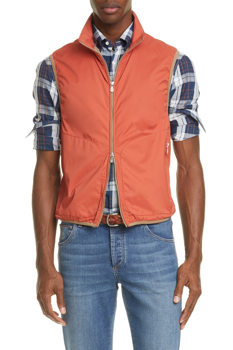 Reversible Vest, Main, color, ORANGE