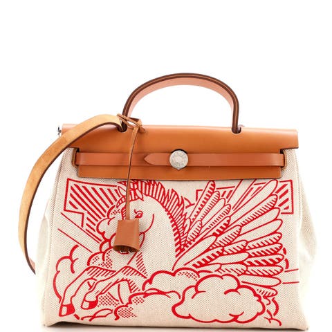 Herbag Zip Pegase Pop Toile and Leather 31